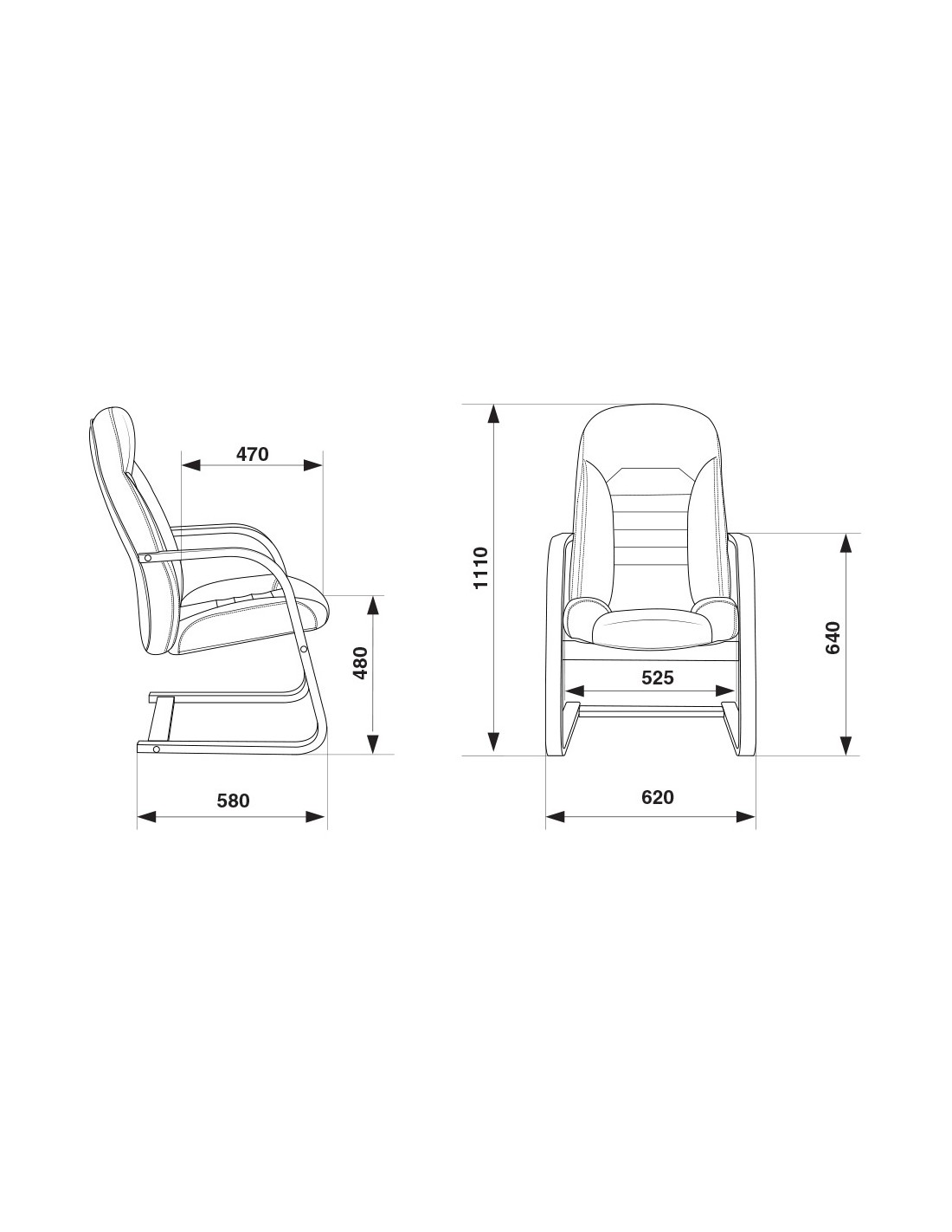 Кресло бюрократ т 9923 walnut