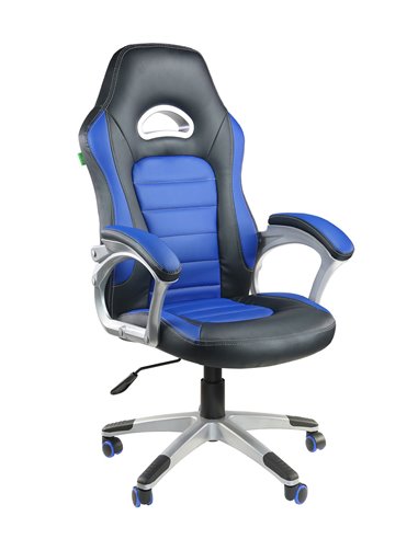 Кресло RV Design 9167H Чёрный/Синий