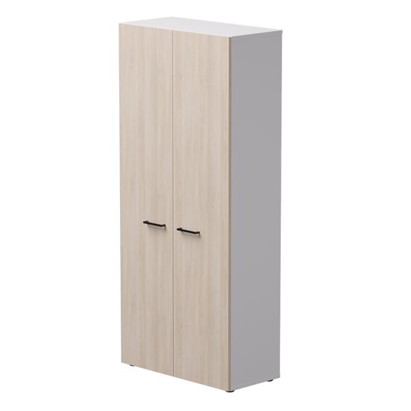 Гардероб Everprof EVO 800х383х1835 Белый/Дуб Соната