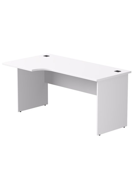 Стол эргономичный левый Everprof EVO опоры ЛДСП 1580х670(870)x755 мм Белый
