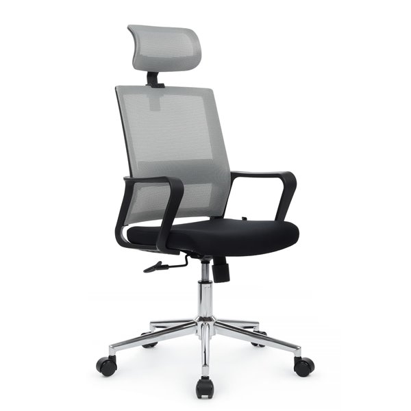 Кресло RV Design Mint M1029HBE Серый/Черный